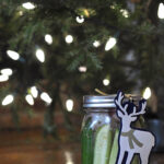 jar of pickles under the Xmas tree